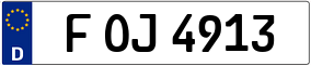 Truck License Plate